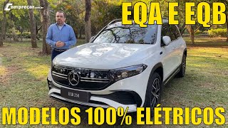 EQA e EQB  Novos modelos 100 elétricos da MercedesBenz [upl. by Ibrahim]