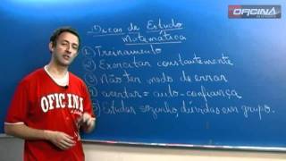 Dica de Matemática  Estudos  Oficina do Estudante cursinho vestibular e colégio [upl. by Eilsew]