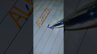 Aleeza name logo😊 bollywood song newsong music tseries art logoscalligraphy folksong calli [upl. by Honora]