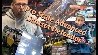 Traxxas Pro Scale Advanced Light kit Licht Set für TRX4  TRX6 Landrover Defender Einbau  Erklärung [upl. by Xella]