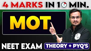 MOT  4 Marks in 10 Minutes For NEET Exam [upl. by Airahcaz]