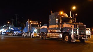 Massive 663 tonne transformer Superload in Geelong Victoria [upl. by Yahiya]