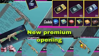 new premium crate opening pubg mobile  AKM from premium  new crate opening pubg mobile [upl. by Nimajeb]