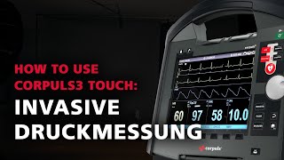 Tutorials by corpuls  How to use corpuls3 Invasive Druckmessung [upl. by Corotto]