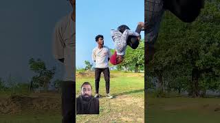 Back flipping funny video comedy funny fun realfools viralshort shortsfeed [upl. by Adalheid]