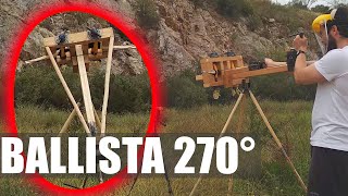 Ancient Roman Ballista Tests on Different Settings [upl. by Virgie]