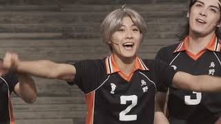 haikyuu  ino hiroki as sugawara koshi all curtain call moments [upl. by Siegler]