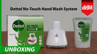 Dettol No Touch Hand Wash System Unboxing [upl. by Gretna150]