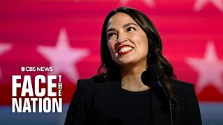 Alexandria OcasioCortez makes her case for Kamala Harris at DNC [upl. by Alisa237]