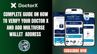 How To Verify Your Doctor X and Add MultiversX Wallet Address  KYC Verification [upl. by Naek715]