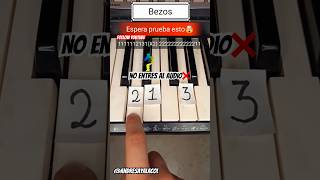 Jeffrey Bezos Tutorial Piano Funny Easy Foryou Share Video Real Divertido fyp short viral music [upl. by Ojeillib]