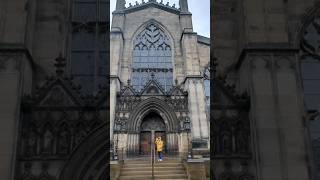 Rainy Day Edinburgh St Giles Cathedral Bagpipes amp Church Bells [upl. by Odetta924]