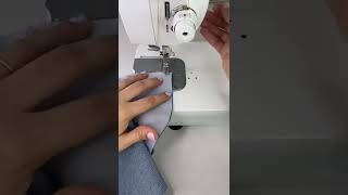 Jeans pocket tutorial sewing costura sewinghacks shorts [upl. by Castorina]