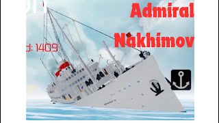 SINKING THE SS ADMIRAL NAKHIMOV  Tiny Saliors World  ROBLOX games ships sinking roblox [upl. by Asimaj]