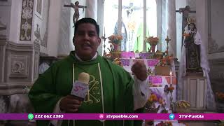 Entérate STV🟣La parroquia de la Natividad se ha colocado una ofrenda ofrenda tradicional [upl. by Readus746]