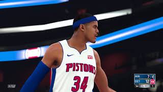 NBA 2K18 PS4 2017 2918 Season Game Minnesota Timberwolves vs Detroit Pistons [upl. by Asiulana]