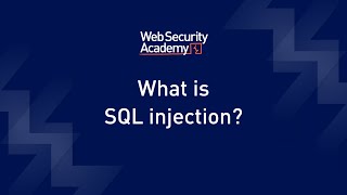 What is SQL injection  Web Security Academy [upl. by Jules]