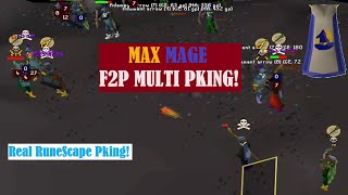 This is How You Multi PK with Max Mage  F2P Pking [upl. by Eveam]