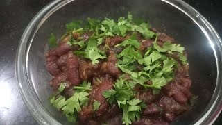 kidney Beans lobiachaat rajma how to make beansfrom my kitchen to yours infosavorysecrets [upl. by Campos]