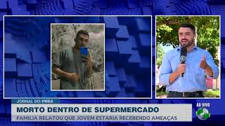 Funcionário de supermercado é morto no trabalho na cidade de Luzilandia [upl. by Enilamme]