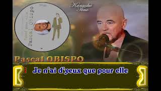 Karaoke Tino  Pascal Obispo  Tombé pour elle [upl. by Carita]