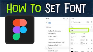 Figma How to Change Text Font [upl. by Mouldon]