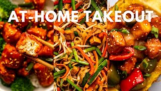 4 MUST TRY recipes inspired by takeout classics  easy vegan dinner date night recipes [upl. by Rettig]