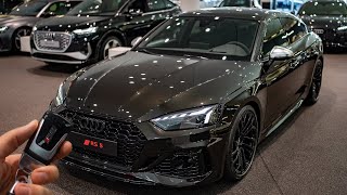 2022 Audi RS5 Sportback in peridot brown audi exclusive 450hp  Sound Interior amp Exterior [upl. by Farand]