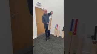 Training bats explained by Paul Johnson Leicestershire batting coach [upl. by Krauss532]