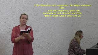 20210516 Lied EGplus 75 Wo Menschen sich vergessen [upl. by Ande]