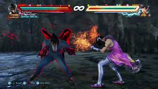 Tekken 7 Devil Jin VS Ling Xiaoyu 2 [upl. by Arlinda]