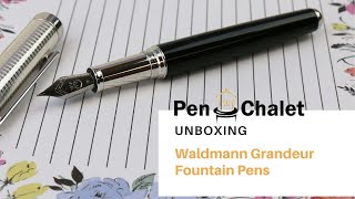 Experience the Luxury Waldmann Grandeur Fountain Pen Revealed [upl. by Tierney]