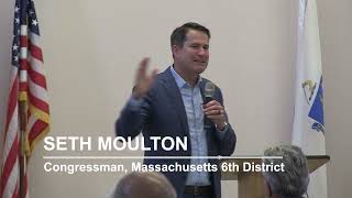 US Congressman Seth Moulton Town Hall [upl. by Dedra754]