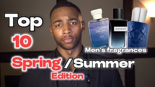 Top 10 men’s fragrances for springsummer 2024 [upl. by Harrad179]