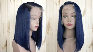 Midnight Blues Cut amp Color wig tutorial  Mayvenn Hair  AMORE LOVE [upl. by Anairad203]