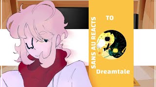 Sans Au reacts to DreamtaleBad English [upl. by Noryak]