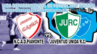 241130 TLDFSM Clausura Final Copa Oro 9naDiv  NCADPiamonte vs Juventud Unida RC [upl. by Justicz]