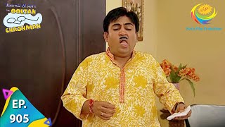 Taarak Mehta Ka Ooltah Chashmah  Episode 905  Full Episode [upl. by Airetnohs]