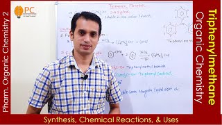 Triphenylmethane Organic Chemistry Synthesis Chemical Reactions amp Uses  Polynuclear Hydrocarbons [upl. by Nosreve]