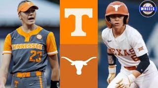 2 Tennessee vs 3 Texas Highlights  2024 College Softball Highlights [upl. by Yerg462]