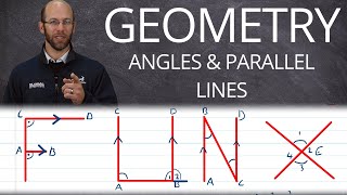 How to Calculate ANGLES on Parallel Lines  GEOMETRY 101  Grade 8 [upl. by Ttimme631]