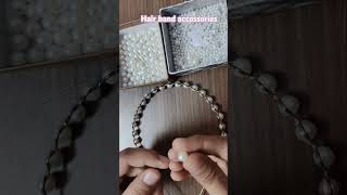 Diy hair band accessories lovely band handmadeaccessories craftaccessories viral [upl. by Carmelle]