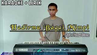 HADIRMU BAGAI MIMPI  Karaoke Lirik  ANDRI KHAN [upl. by Anetsirk]