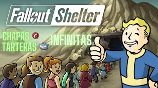 CHAPAS Y TARTERAS INFINITAS EN FALLOUT SHELTER [upl. by Ginzburg]