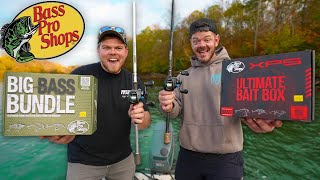 Bass Pro BIG BASS Fishing Kit Challenge [upl. by Yttisahc]