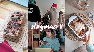 🎅 Bizcocho proteico al micro Decoro con mis hermanas Cesta de Navidad Apple crumble l VLOGMAS 11 [upl. by Granger]