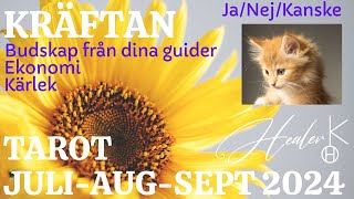 Kräftan ♋ JuliAugustiSeptember 2024 Tarot  Healer K [upl. by Jarlen472]