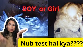 Nub Test hai kya  Nuchal Transcluency  Boy or Girl gender prediction [upl. by Michi792]