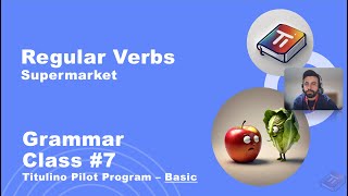 🇪🇸 🇺🇸 REGULAR VERBS  BASIC Grammar Class 7 [upl. by Worthington]