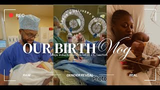 LABOR AND DELIVERY VLOG 40WEEKS 2DAYS  NOTHING WENT AS PLANNED  SURPRISE GENDER REVEAL AT BIRTH [upl. by Sadiras]